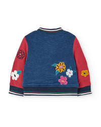Giacca Denim con Pelliccia All'interno per Bambina-boboli