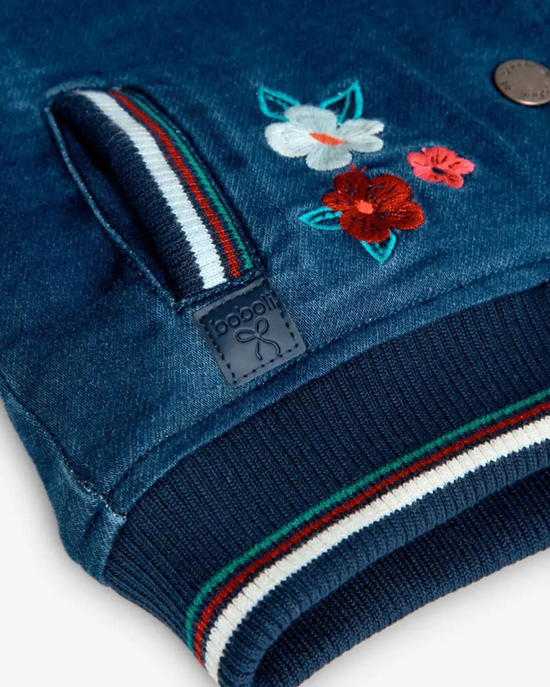 Giacca Denim con Pelliccia All'interno per Bambina-boboli