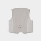 Gilet Lino a Righe per Ragazzo Boboli