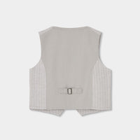 Gilet Lino a Righe per Ragazzo Boboli