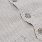 Gilet Lino a Righe per Ragazzo Boboli