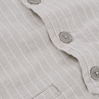 Gilet Lino a Righe per Ragazzo Boboli