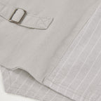 Gilet Lino a Righe per Ragazzo Boboli