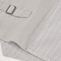 Gilet Lino a Righe per Ragazzo Boboli