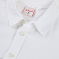 Camicia Lino Manica Corta per Ragazzo Boboli
