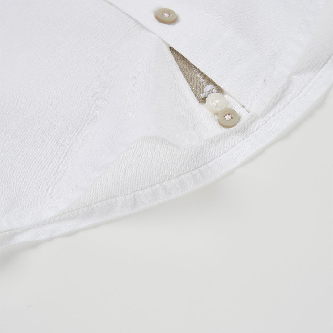 Camicia Lino Manica Corta per Ragazzo Boboli