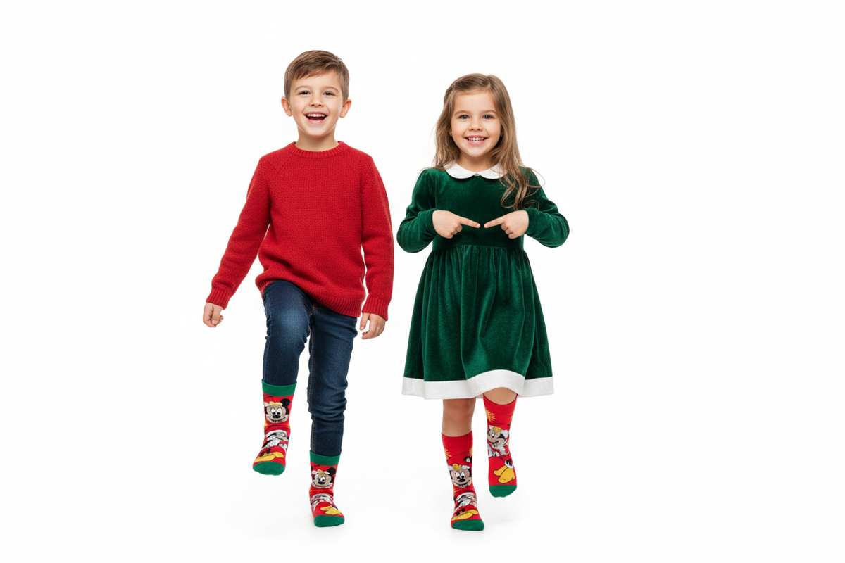 Calzini di Minnie e Topolino per Natale
