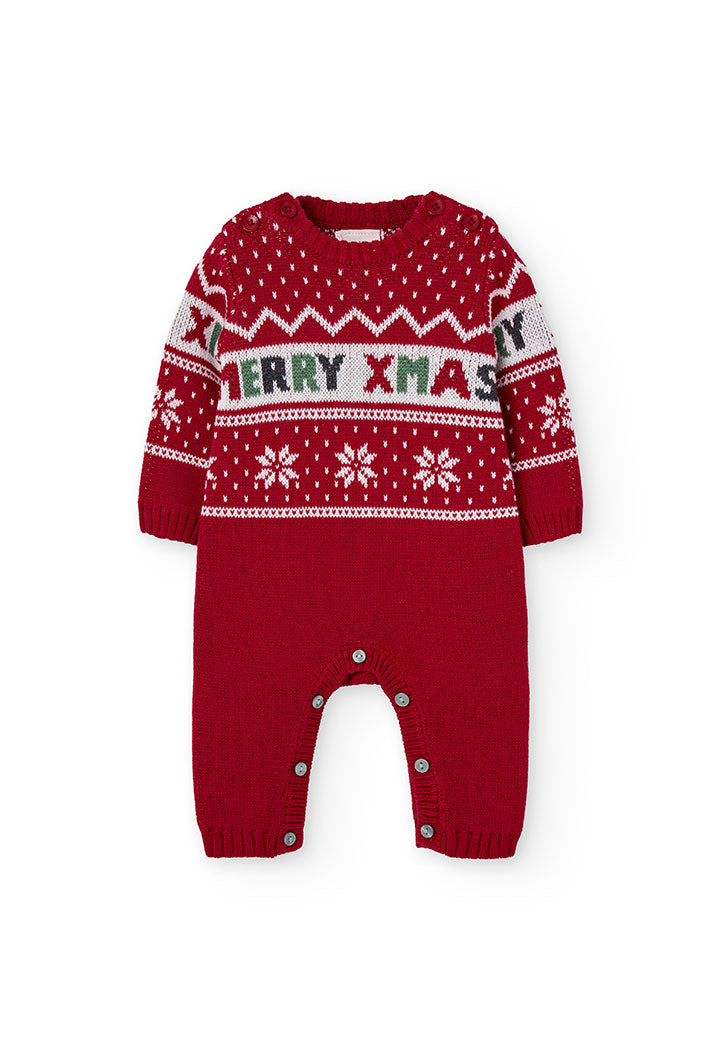 Tutina Tricot per Neonati Natale Boboli