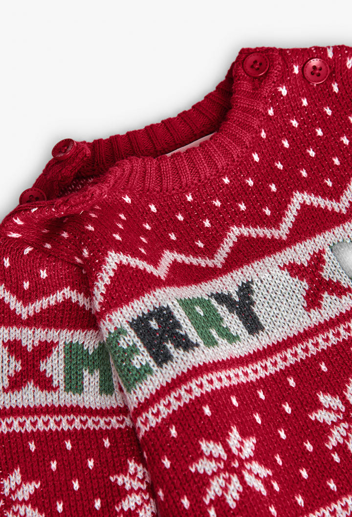 Tutina Tricot per Neonati Natale Boboli