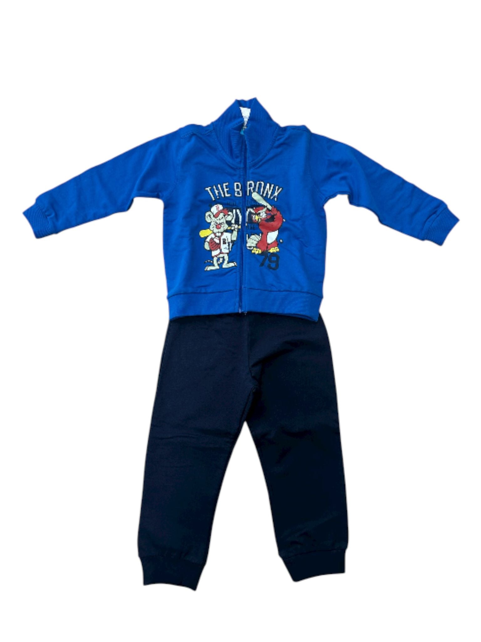 TUTA GARZATA BAMBINO CON CERNIERA