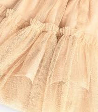 Gonna in Tulle per Bambina in Colore Dorato Boboli