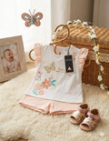 COMPLETO GUESS COMPOSTO DA T-SHIRT + PANTALONCINO NEONATA