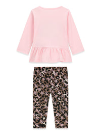 Completo Rosa Guess Neonata