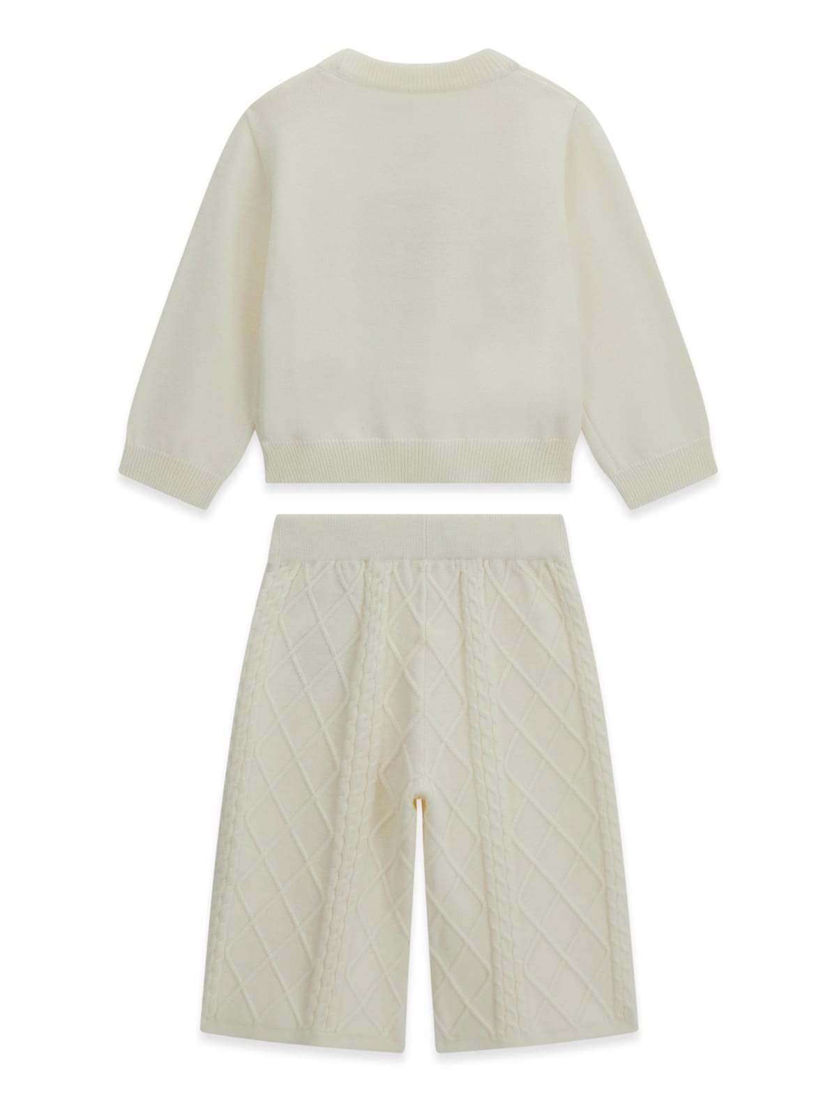 Completo Bianco Panna Guess Neonata