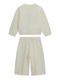 Completo Bianco Panna Guess Neonata