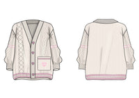 Maglia Bianco Panna Guess Neonata