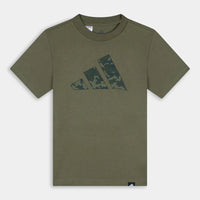 T-shirt Unisex Verde Oliva con Logo Adidas