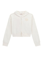 T-shirt e maglie Hooded Ls Active Top W/zip Guess - Bambina