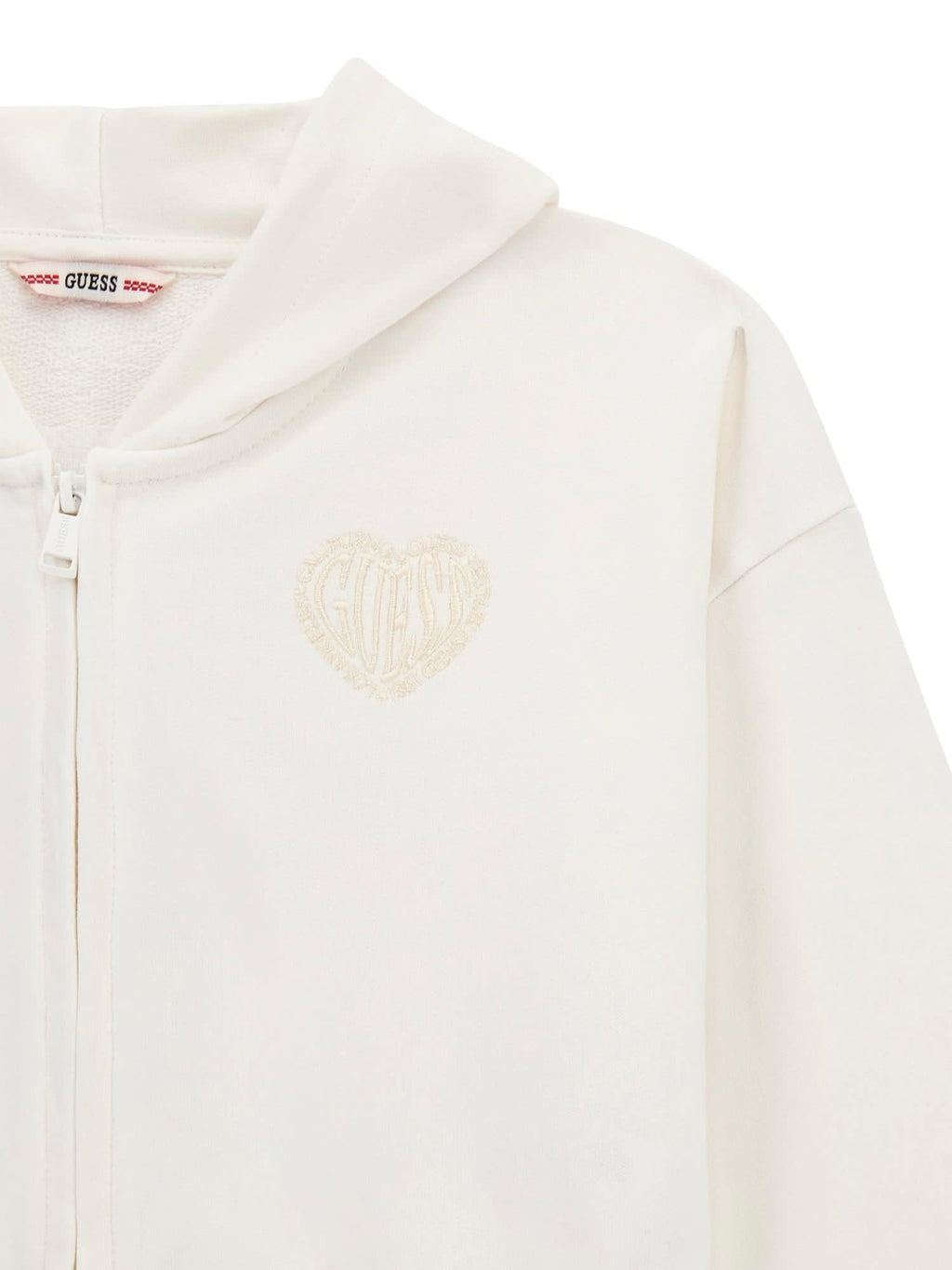 T-shirt e maglie Hooded Ls Active Top W/zip Guess - Bambina