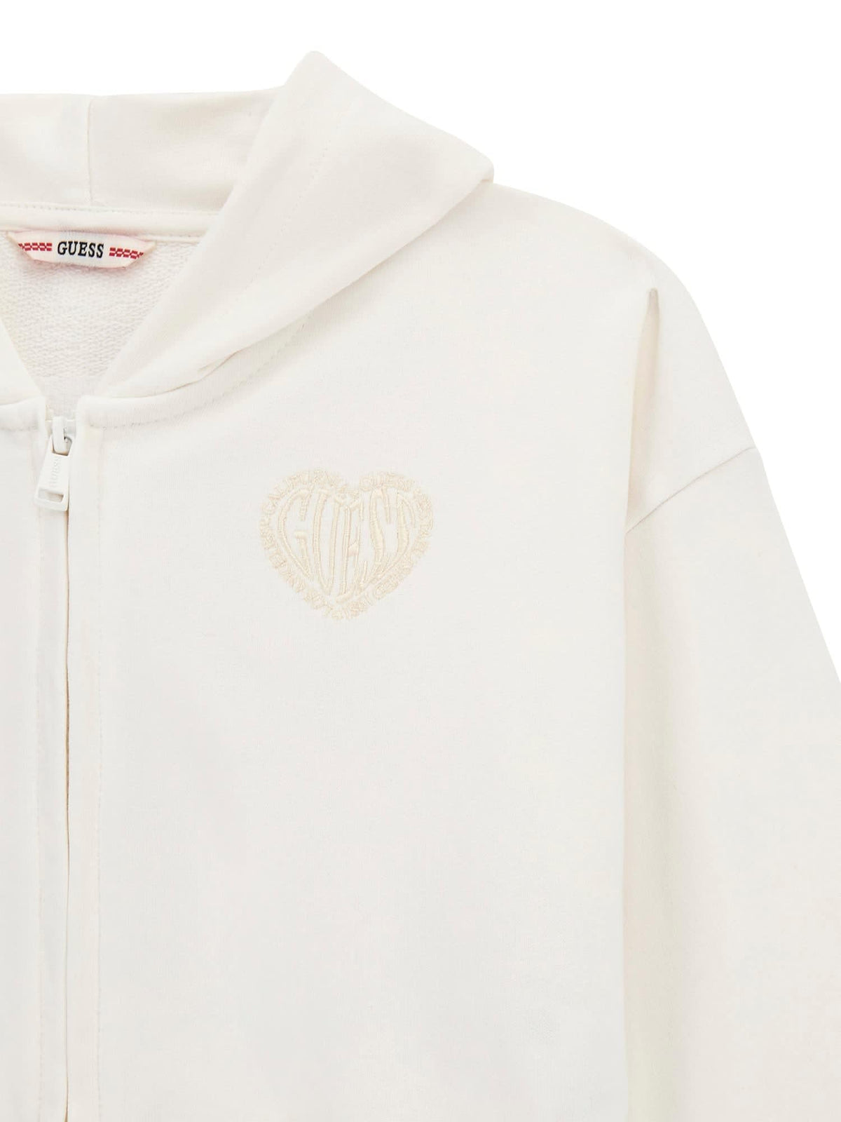 T-shirt e maglie Hooded Ls Active Top W/zip Guess - Bambina