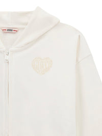 T-shirt e maglie Hooded Ls Active Top W/zip Guess - Bambina