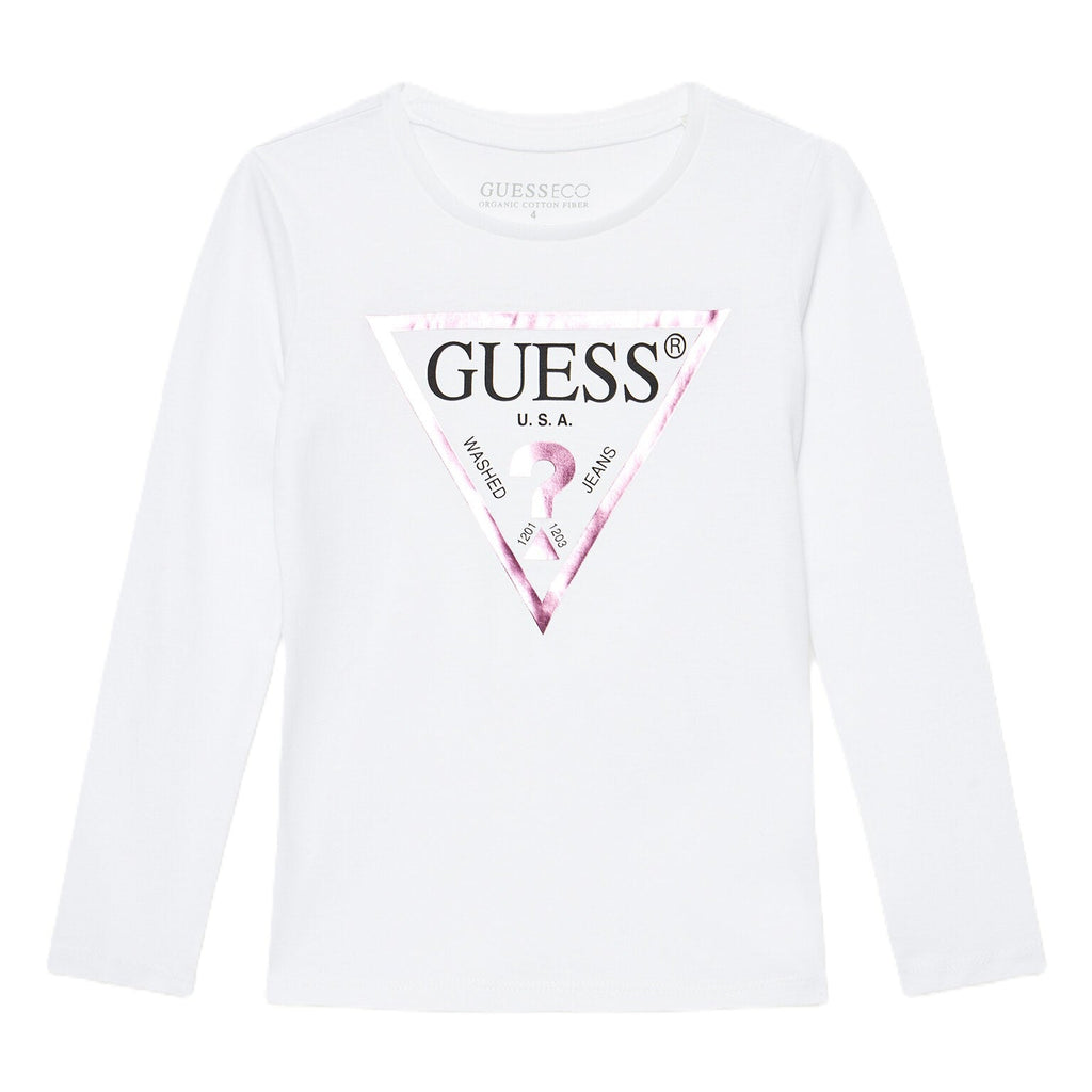T-shirt Guess con Logo Frontale - Neonata