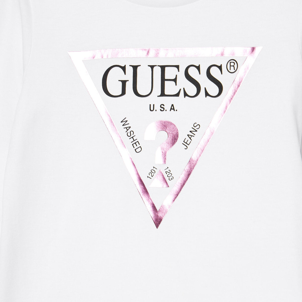 T-shirt Guess con Logo Frontale - Neonata