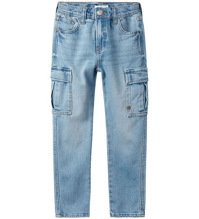 Jeans Cargo Comodi Ed Elastici per Bambini Name It