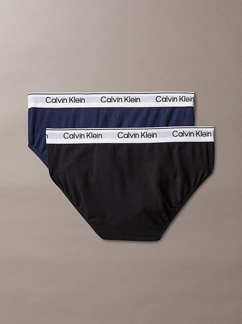 Set 2 Slip Ragazzo Nero e Blu Calvin Klein