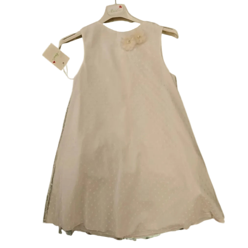 Abito Cerimonia Smanicato con Pois Bea - Bambina