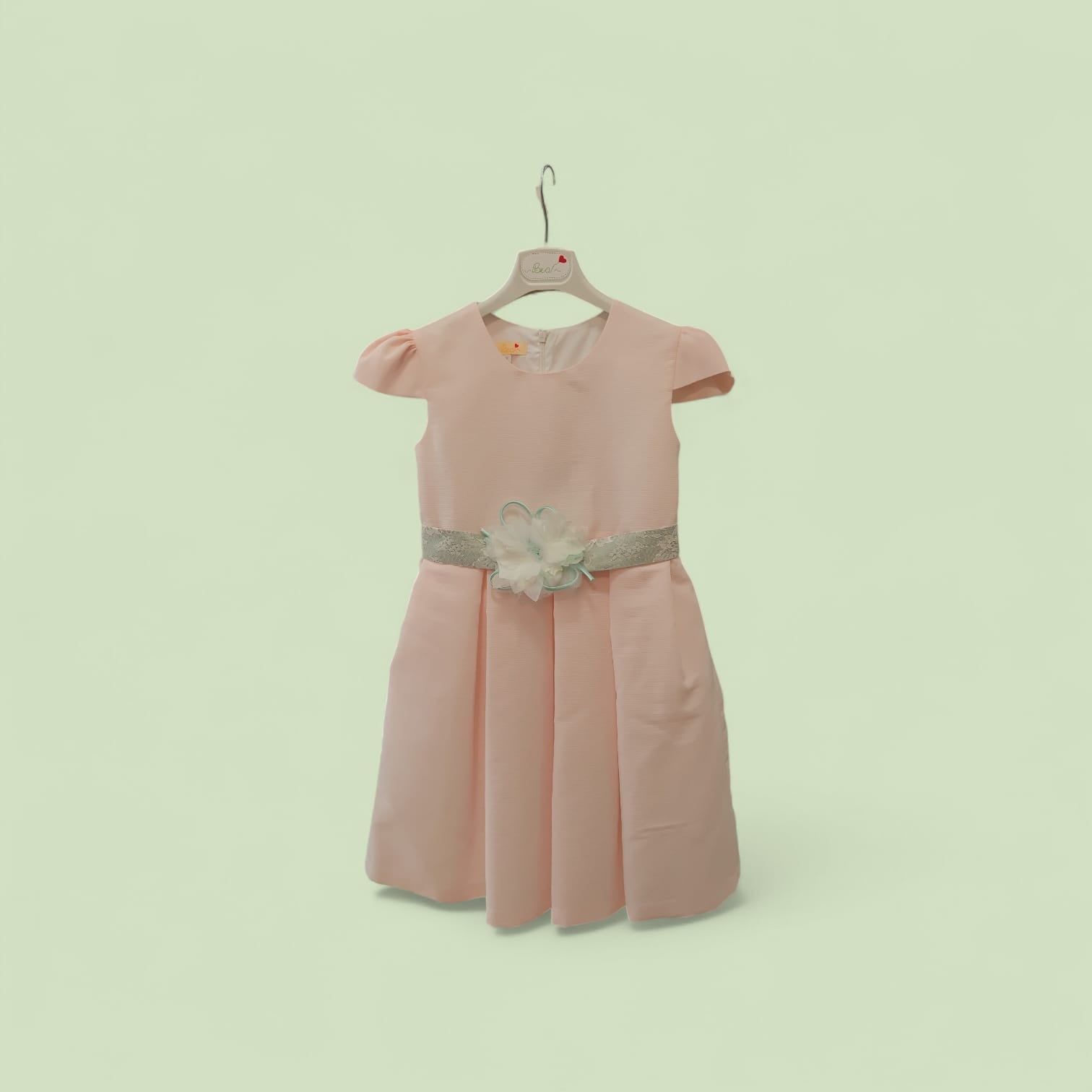 ABITO CERIMONIA CON CINTURA IN VITA