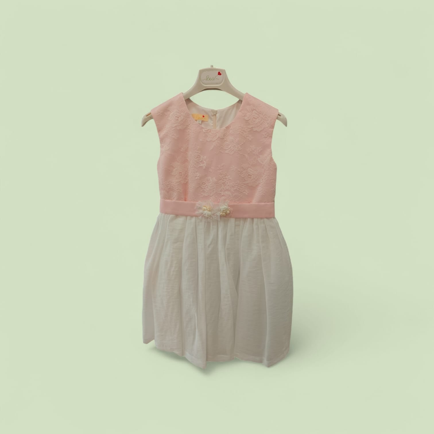 ABITO CERIMONIA CON CINTURA IN VITA