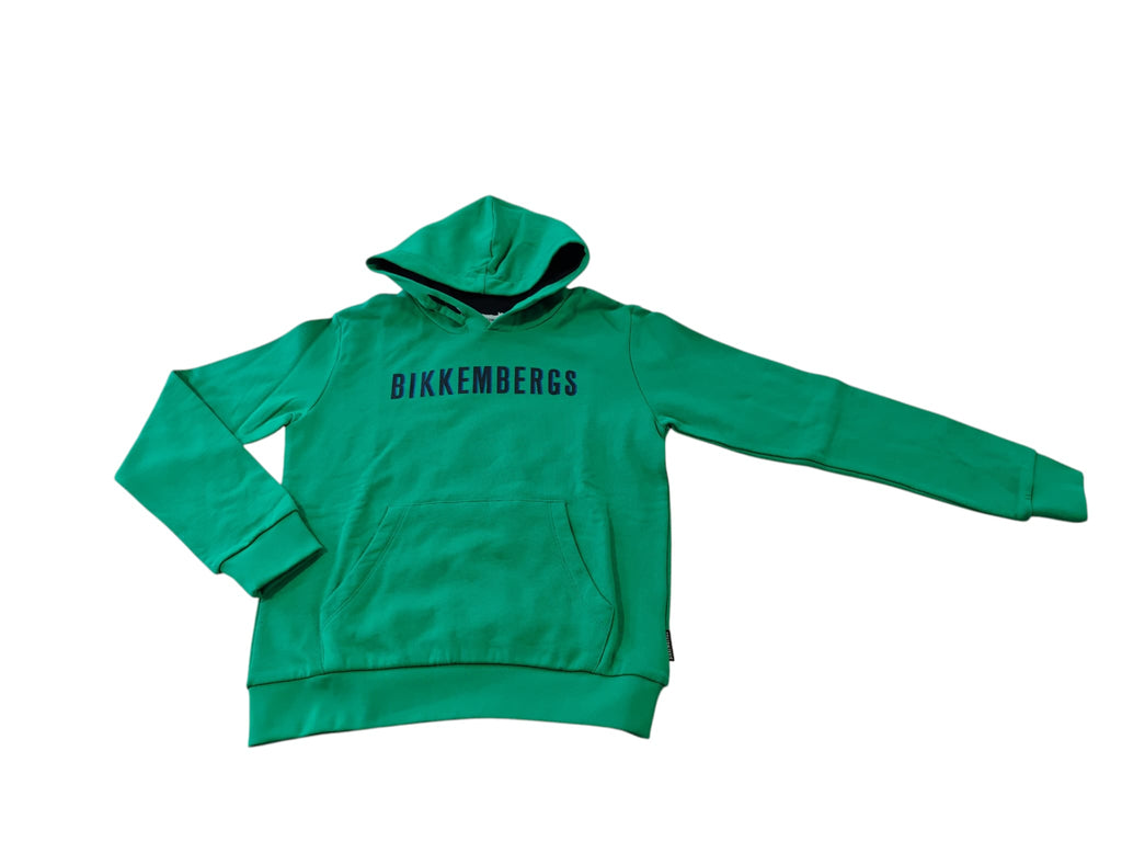 BIKKEMBERGS FELPA VERDE, COMFORT E MODA STREET