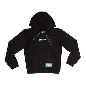 Felpa Nera con Cappuccio Bikkembergs Bambino e Ragazzo
