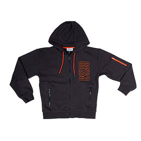 FELPA CON ZIP E CAPPUCCIO BIKKEMBERGS BAMBINO E RAGAZZO