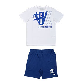 COMPLETO 2 PZ CORTO SPORTIVO BIKKEMBERGS RAGAZZO
