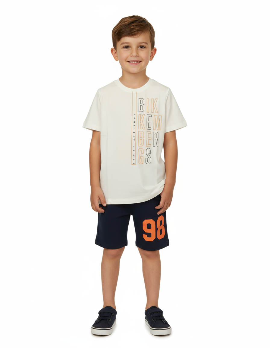 COMPLETO 2 PZ BIKKEMBERGS BAMBINO E RAGAZZO