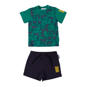 COMPLETO 2 PEZZI CORTO SPORTIVO BIKKEMBERGS BAMBINO