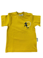 T-SHIRT MEZZA MANICA SENAPE