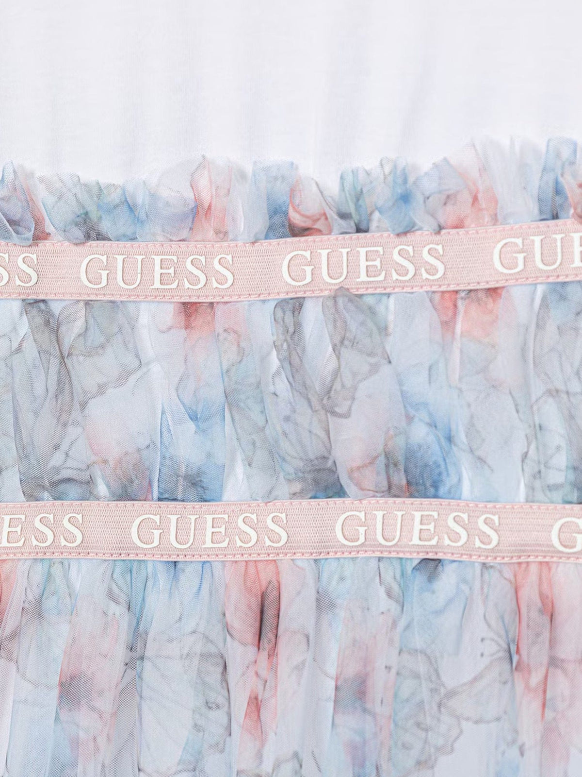 Abito da Cerimonia con Tulle Decorato con Farfalle Guess - Neonata