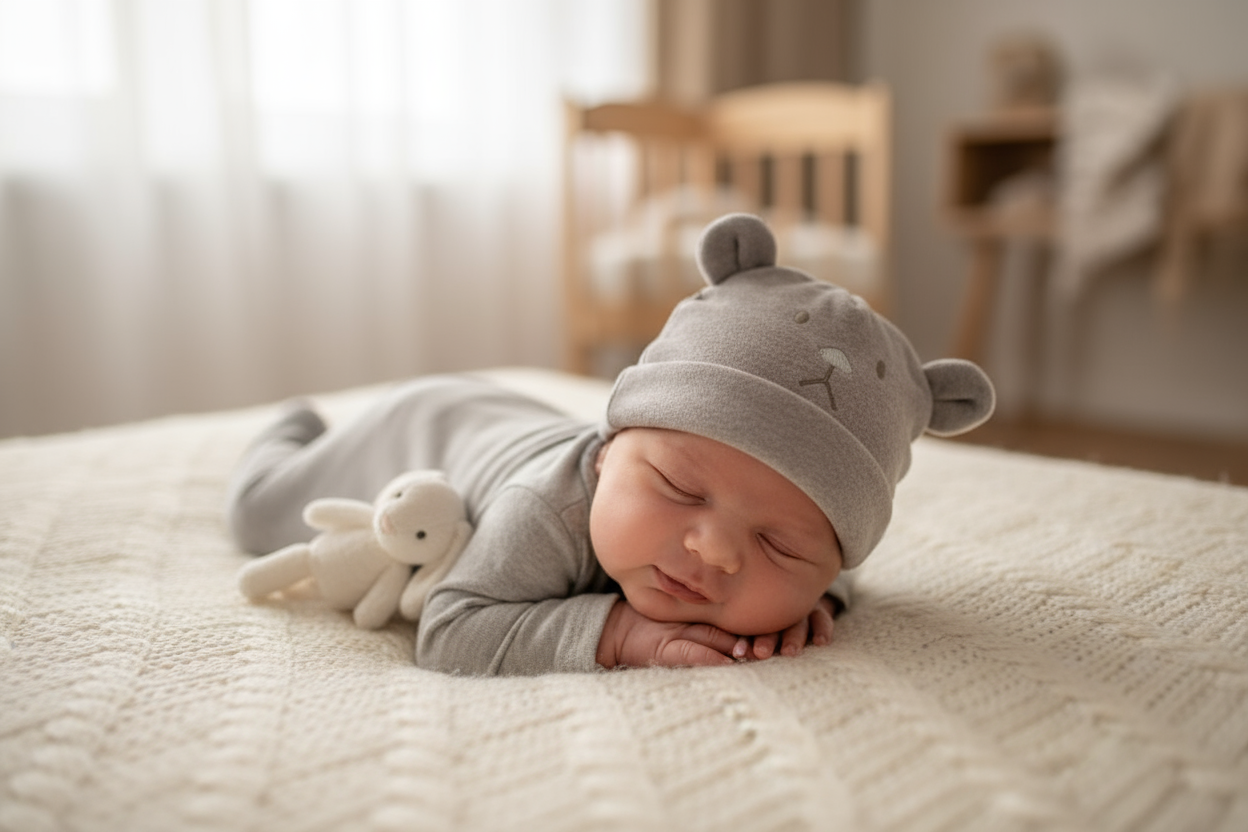 Cappello in ciniglia neo