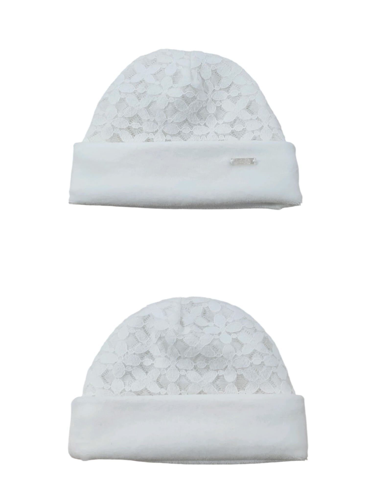 Cappello in pizzo nea