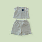 COMPLETO 2 PEZZO CON TOP E PANTALONCINI LALALU'