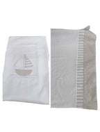 Copertina jersey neo BIANCA E BEIGE BARCHETTA