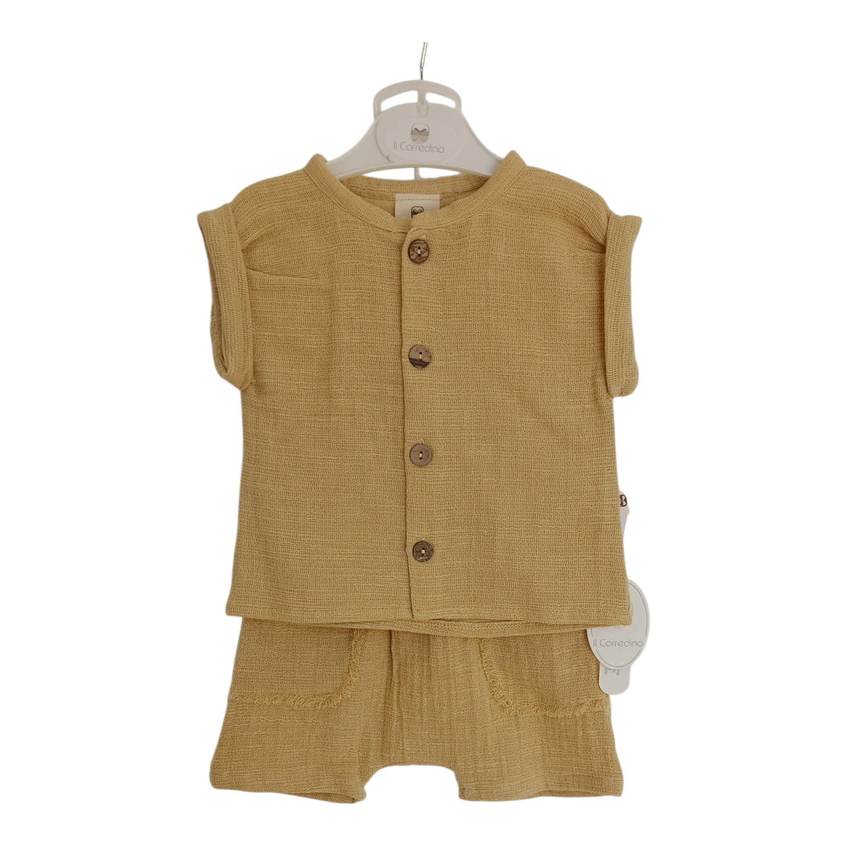 Maglietta+pantaloncino in Cotone Corredino - Neonato