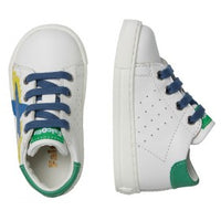 Scarpe Falcotto Salazar Painted Calf White-yellow-azure - Neonato