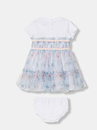 Abito da Cerimonia con Tulle Decorato con Farfalle Guess - Neonata