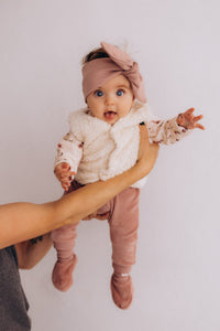Fascia per Capelli con Nodo Bambina Wooly Organic