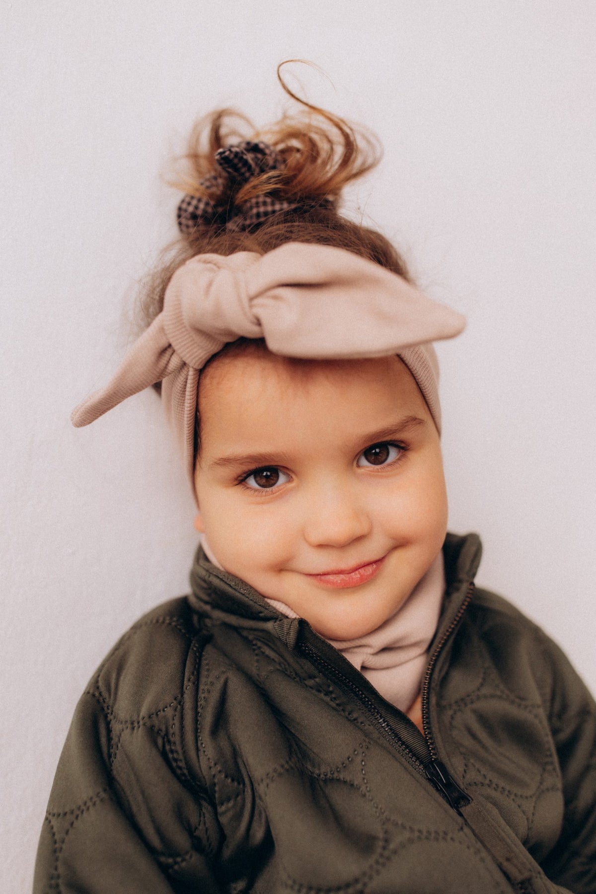 Fascia per Capelli con Nodo Bambina Wooly Organic