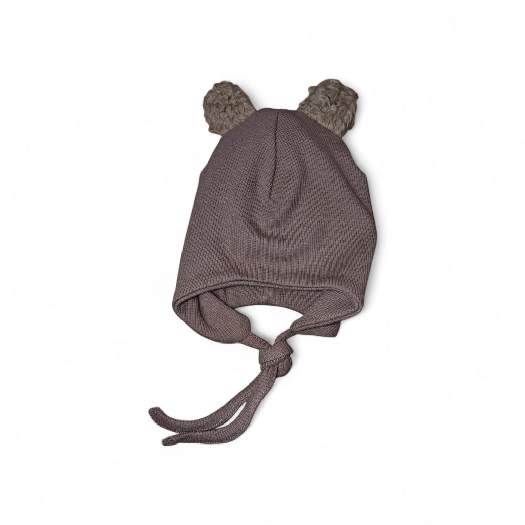 CAPPELLO CON ORECCHIE WOOLY ORGANIC A COSTINE - GOTS - AW25